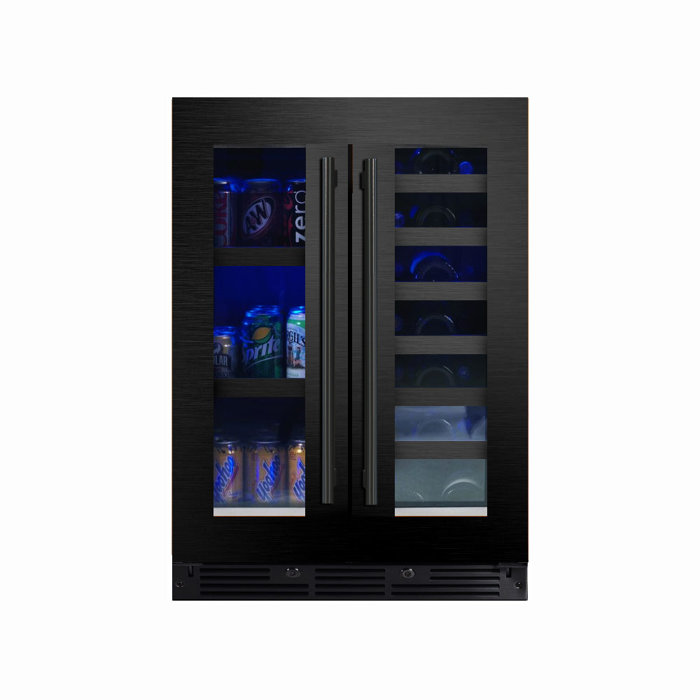 XO Appliance 49 Cans (12 oz.) BuiltIn Beverage Refrigerator with Wine